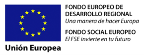 Logos of the aid from the Government of Navarra / Feder